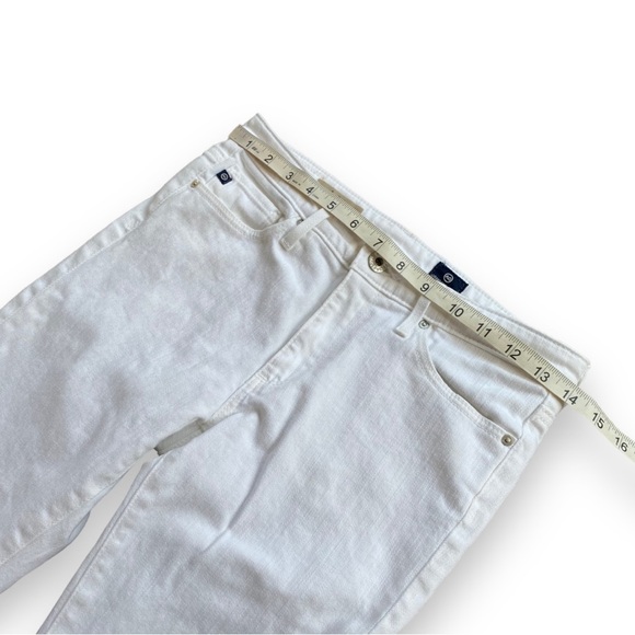 AG Adriano Goldschmied White The Prima Mid-Rise Cigarette Jeans Size 26 - Picture 14 of 16
